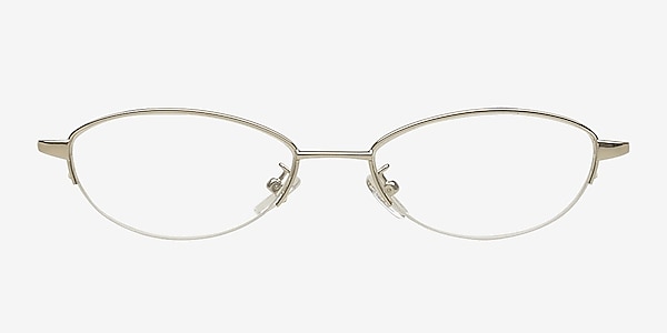 H903 Silver Metal Eyeglass Frames