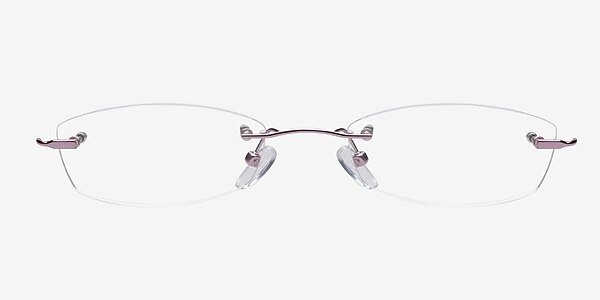 Matera Pink Metal Eyeglass Frames