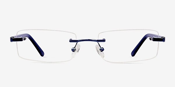 Montecelio Blue Metal Eyeglass Frames