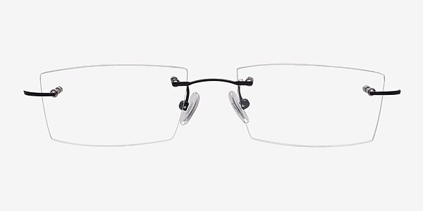 Laredo Black Metal Eyeglass Frames