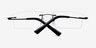 Laredo Black MetalEyeglass Frames from EyeBuyDirect, Closed View