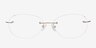 Pompano Gunmetal MetalEyeglass Frames from EyeBuyDirect, Front View