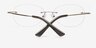 Pompano Gunmetal MetalEyeglass Frames from EyeBuyDirect, Closed View
