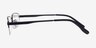 Bojan Black TitaniumEyeglass Frames from EyeBuyDirect, Side View