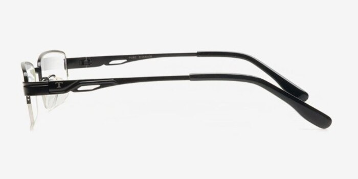 8310 Noir Titanium Montures de lunettes de vue d'EyeBuyDirect