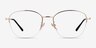 Vogue Eyewear VO4357D Pale Gold MétalMontures de lunettes de vue d'EyeBuyDirect, Vue de Face