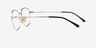Vogue Eyewear VO4357D Pale Gold MétalMontures de lunettes de vue d'EyeBuyDirect, Vue de Côté