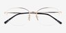 Vogue Eyewear VO4357D Pale Gold MétalMontures de lunettes de vue d'EyeBuyDirect, Vue Rapprochée