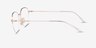 Vogue Eyewear VO4357D Rose Gold MetalEyeglass Frames from EyeBuyDirect, Side View