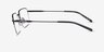 ARNETTE AN6152 Matte Black MetalEyeglass Frames from EyeBuyDirect, Side View