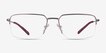 ARNETTE AN6152 Matte Gunmetal MetalEyeglass Frames from EyeBuyDirect, Front View