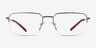 ARNETTE AN6152 Matte Gunmetal MetalEyeglass Frames from EyeBuyDirect, Front View