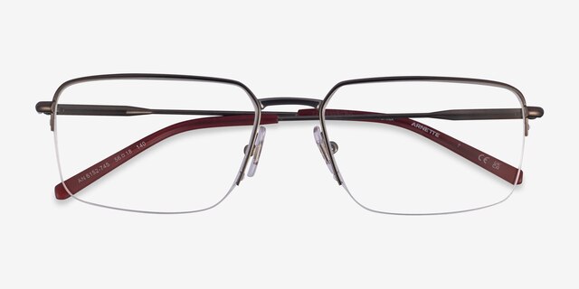 ARNETTE AN6152 Matte Gunmetal MetalEyeglass Frames from EyeBuyDirect, Closed View