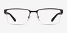 Armani Exchange AX1075 Matte Black MétalMontures de lunettes de vue d'EyeBuyDirect, Vue de Face