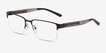 Armani Exchange AX1075 Matte Black MetalEyeglass Frames from EyeBuyDirect, Angle View