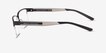Armani Exchange AX1075 Matte Black MetalEyeglass Frames from EyeBuyDirect, Side View