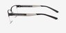 Armani Exchange AX1075 Matte Black MétalMontures de lunettes de vue d'EyeBuyDirect, Vue de Côté