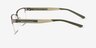 Armani Exchange AX1075 Matte Gunmetal MétalMontures de lunettes de vue d'EyeBuyDirect, Vue de Côté