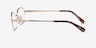 Coach HC5207TD Shiny Light Gold TitaniumEyeglass Frames from EyeBuyDirect, Side View
