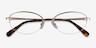 Coach HC5207TD Shiny Light Gold TitaniumEyeglass Frames from EyeBuyDirect, Closed View