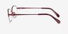 Coach HC5207TD Satin Burgundy TitaniumMontures de lunettes de vue d'EyeBuyDirect, Vue de Côté