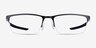 Oakley Liteboard Satin Black MétalMontures de lunettes de vue d'EyeBuyDirect, Vue de Face