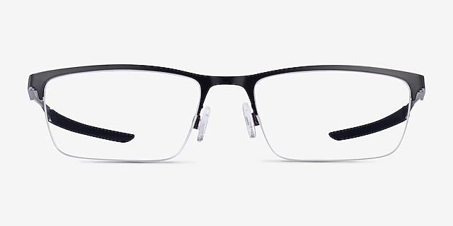 Oakley Liteboard Satin Black MetalEyeglass Frames from EyeBuyDirect, Front View