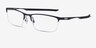 Oakley Liteboard Satin Black MétalMontures de lunettes de vue d'EyeBuyDirect, Vue d'Angle