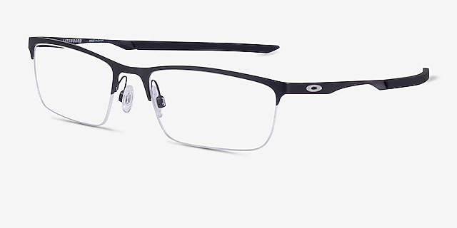 Oakley Liteboard Satin Black MetalEyeglass Frames from EyeBuyDirect, Angle View