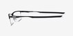 Oakley Liteboard Satin Black MetalEyeglass Frames from EyeBuyDirect, Side View