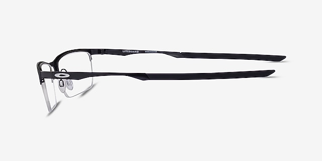 Oakley Liteboard Satin Black MetalEyeglass Frames from EyeBuyDirect, Side View