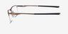 Oakley Socket 5.5 Satin Mahogany MétalMontures de lunettes de vue d'EyeBuyDirect, Vue de Côté