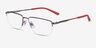 ARNETTE MIEZ Matte Gunmetal MetalEyeglass Frames from EyeBuyDirect, Angle View