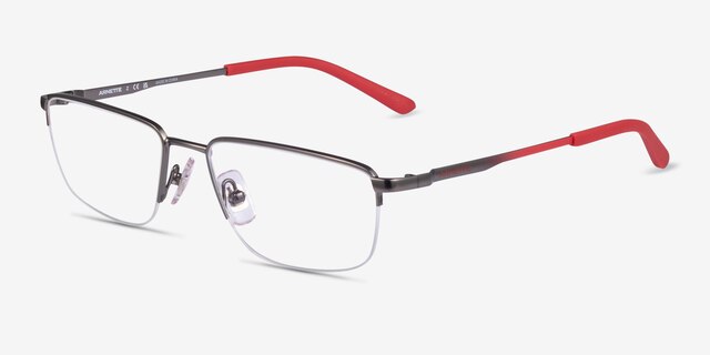 ARNETTE MIEZ Matte Gunmetal MetalEyeglass Frames from EyeBuyDirect, Angle View