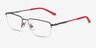 ARNETTE MIEZ Matte Gunmetal MétalMontures de lunettes de vue d'EyeBuyDirect, Vue d'Angle