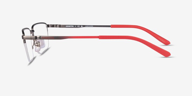 ARNETTE MIEZ Matte Gunmetal MetalEyeglass Frames from EyeBuyDirect, Side View