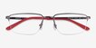 ARNETTE MIEZ Matte Gunmetal MetalEyeglass Frames from EyeBuyDirect, Closed View