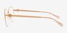 Michael Kors MK3109 Antiparos Rose Gold MetalEyeglass Frames d'EyeBuyDirect, Vue de Côté
