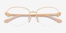 Michael Kors MK3109 Antiparos Rose Gold MetalEyeglass Frames d'EyeBuyDirect, Vue Rapprochée