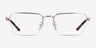 Ray-Ban RB8785D Pale Gold TitaniumEyeglass Frames d'EyeBuyDirect, Vue de Face