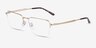 Ray-Ban RB8785D Pale Gold TitaniumEyeglass Frames d'EyeBuyDirect, Vue d'Angle