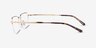 Ray-Ban RB8785D Pale Gold TitaniumEyeglass Frames d'EyeBuyDirect, Vue de Côté