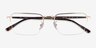 Ray-Ban RB8785D Pale Gold TitaniumEyeglass Frames d'EyeBuyDirect, Vue Rapprochée