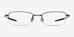 Oakley OX3133 Polished Black MetalEyeglass Frames from EyeBuyDirect, Front View