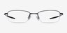 Oakley OX3133 Polished Black MetalEyeglass Frames from EyeBuyDirect, Front View
