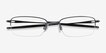Oakley OX3133 Polished Black MetalEyeglass Frames from EyeBuyDirect, Closed View