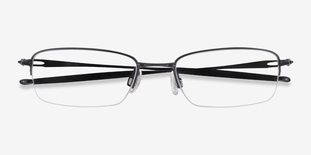 Oakley OX3133 Polished Black MetalEyeglass Frames from EyeBuyDirect, Closed View