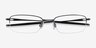 Oakley OX3133 Polished Black MetalEyeglass Frames from EyeBuyDirect, Closed View