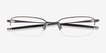 Oakley OX3133 Pewter MetalEyeglass Frames from EyeBuyDirect, Closed View