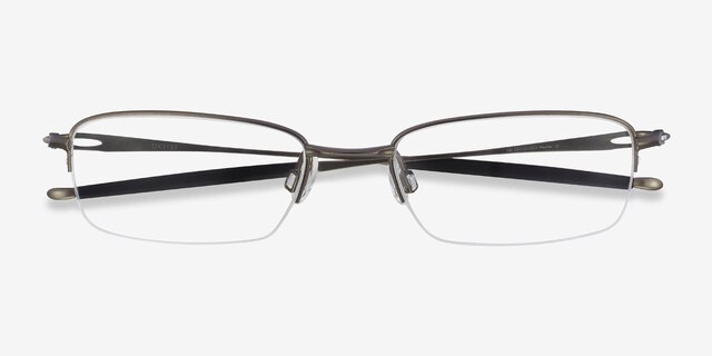 Oakley OX3133 Pewter MetalEyeglass Frames from EyeBuyDirect, Closed View
